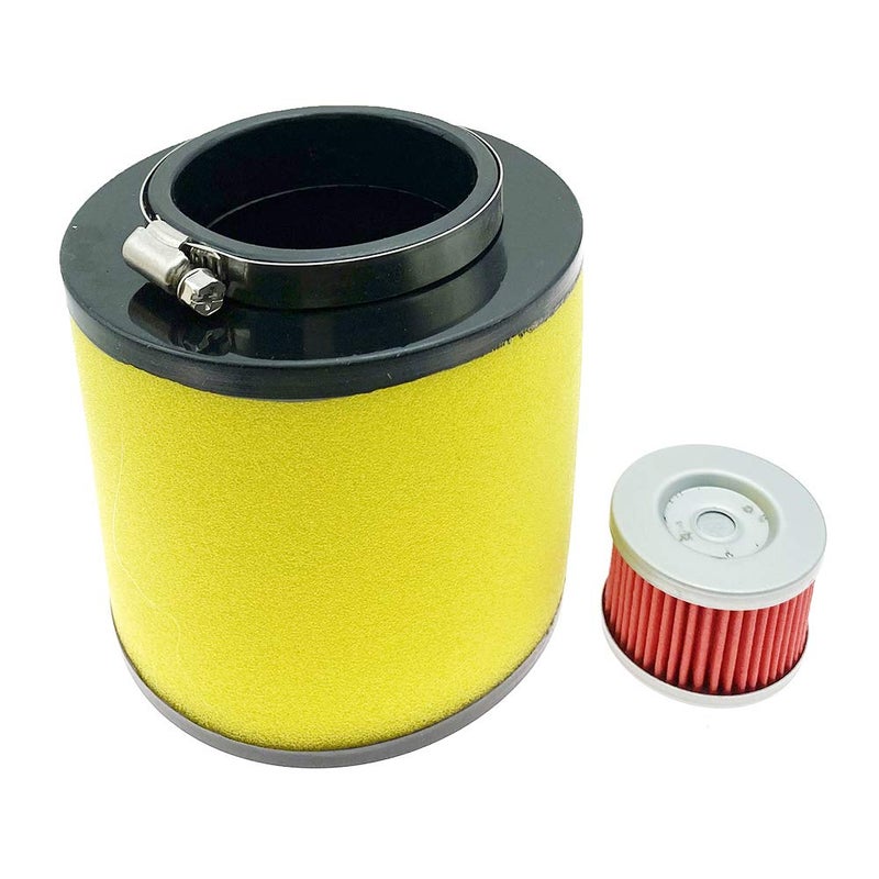 Merlibugo Air Filter Element Cleaner with Oil Filter Fits 2007-2013 Honda Rancher 420 4x4 2x4 ES TRX420FM TRX420TM TRX420FE TRX420TE Replace 17254-HP5-600 - Image 1